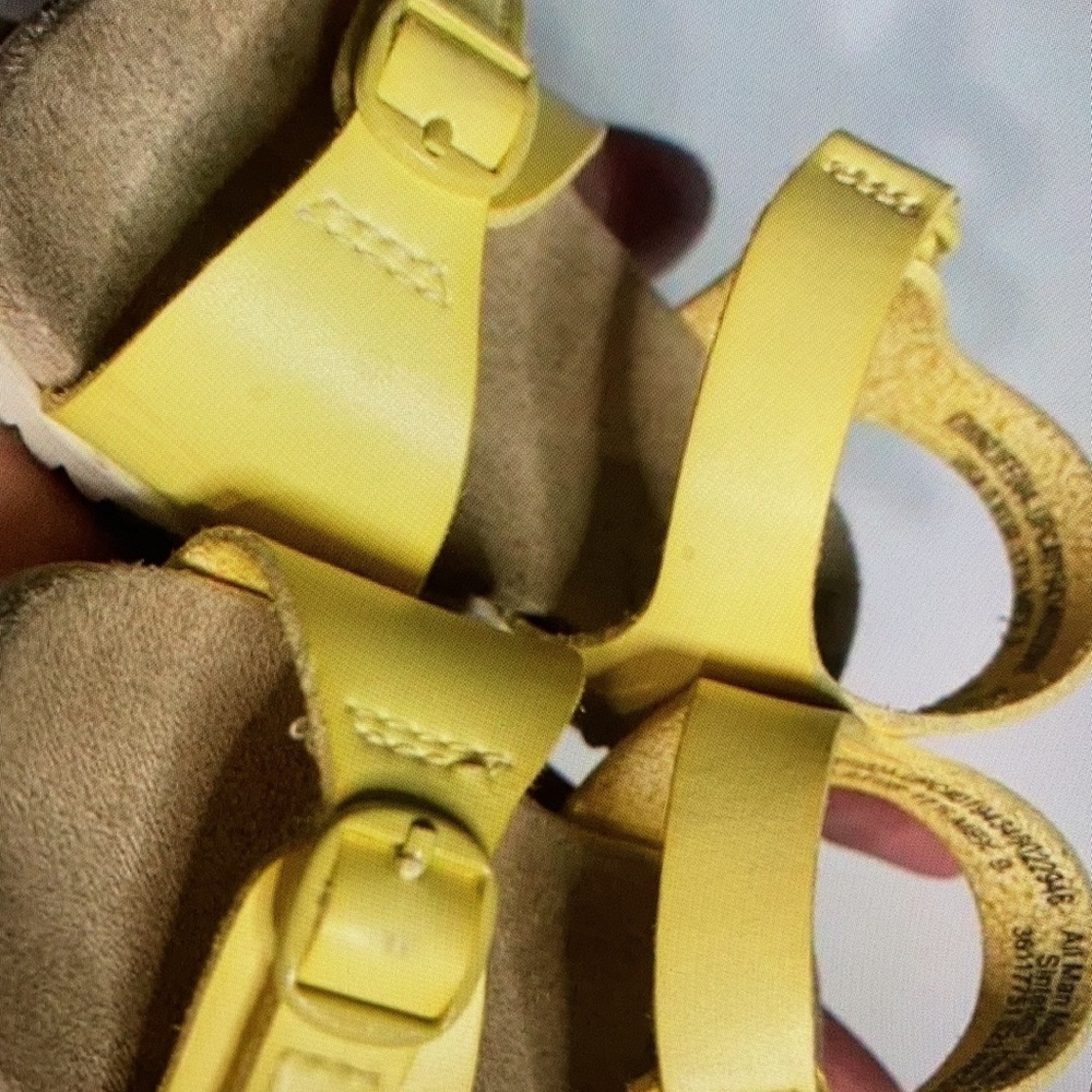 Strappy pale sandals shoes